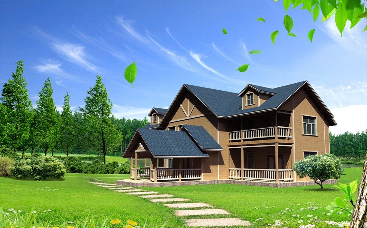 彩色玻纤胎沥青油毡瓦应用于不同类型的建筑屋面结构
